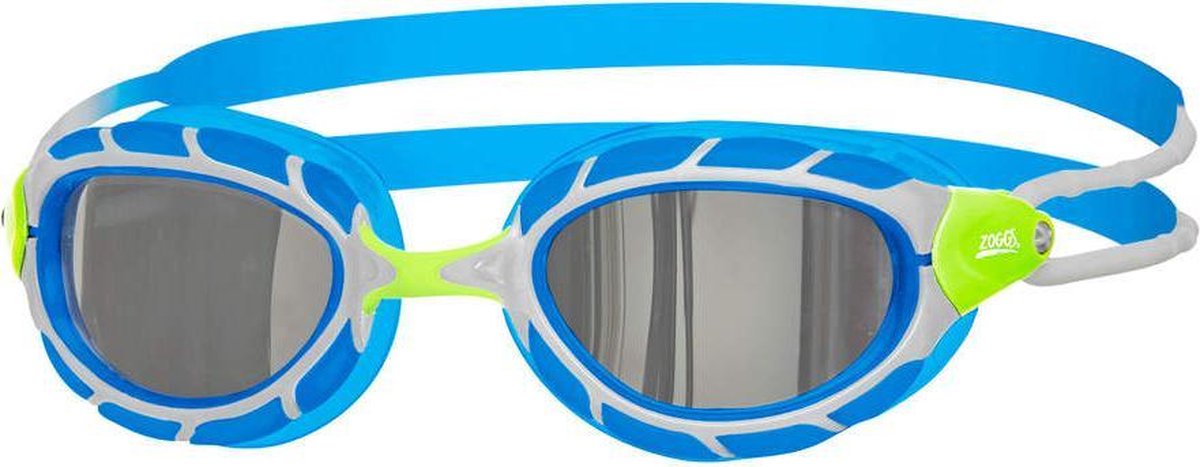 Zoggs Predator Titanium Zwembril Silver Blue