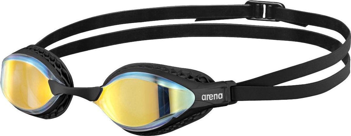 Arena Airspeed Mirror Zwembril - Zwart / Koper | Maat: UNI
