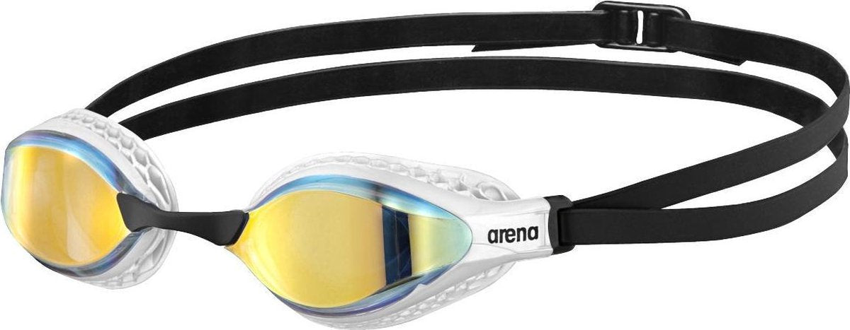 Arena Airspeed Mirror Zwembril - Wit / Koper | Maat: UNI