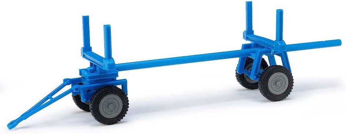 Busch - Langholzanhänger Blau (Mh009402) - modelbouwsets