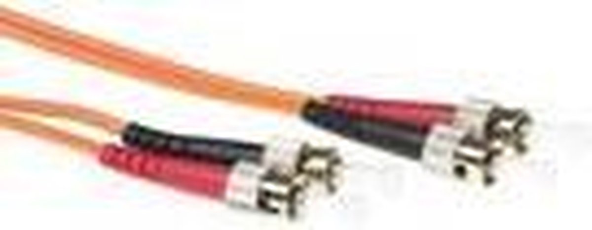 ACT 10 meter LSZH Multimode 62.5/125 OM1 glasvezel patchkabel duplex met ST connectoren RL1010