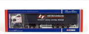 Volvo FH12 4x2 + Curtainside Semitrailer 'van der Linden BV' - 1:50 - Corgi
