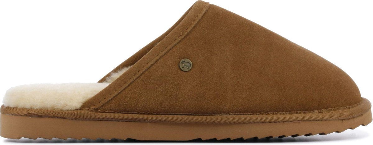 Warmbat Classic Suede Unisex Sloffen - Cognac - Maat 48