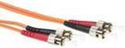 ACT 1 meter LSZH Multimode 50/125 OM2 glasvezel patchkabel duplex met ST connectoren RL1501