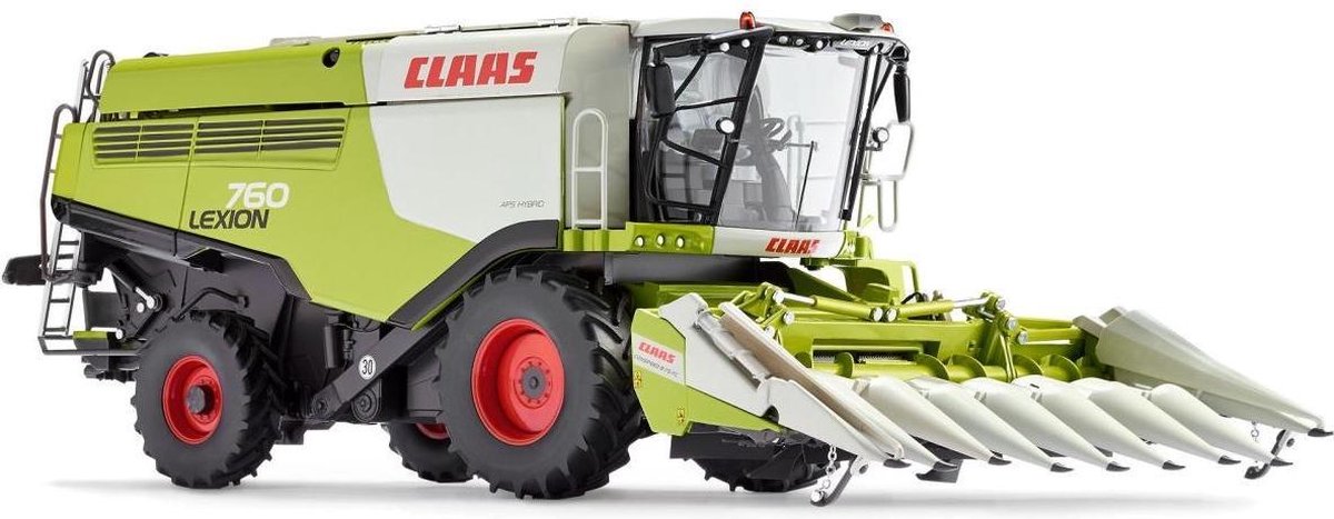 Wiking 077340 Claas Lexion 760 combine met Conspeed maisplukker