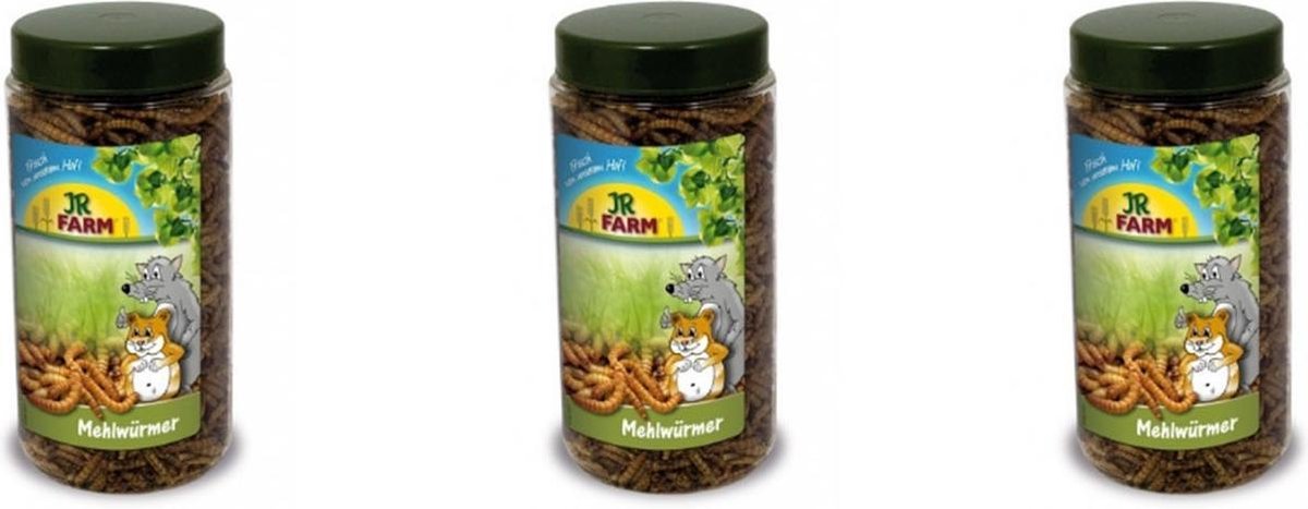 JR Farm - Meelwormen - 70g - Verpakt per 3 - Knaagdierensnack