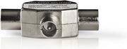 Adapter Coax | IEC (coax) male - 2x IEC (coax) female