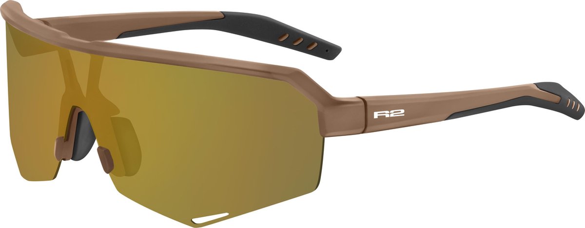 R2 Fluke Fietsbril - Sport Zonnebril Bruin