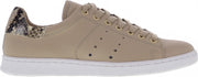 Tango | Anna 317-cj beige leather sneaker - white outsole | Maat: 38