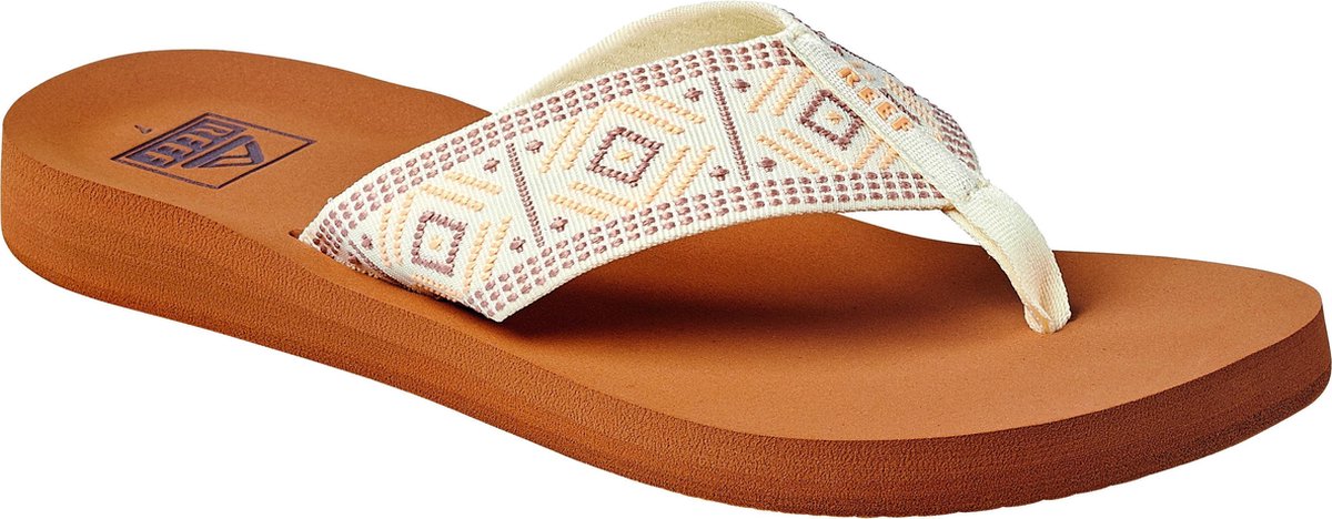 Reef Spring Woven Dames Slippers - White - Maat 42.5
