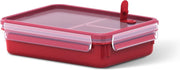 EMSA CLIP & MICRO 1.2l Rechthoekig Set Rood