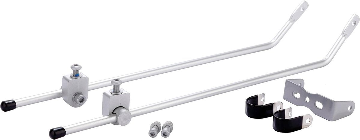 Mirage achterdrager bevestigingmateriaal zilver 2555510