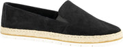 5th Avenue Dames Zwarte suede espadrille - Maat 42