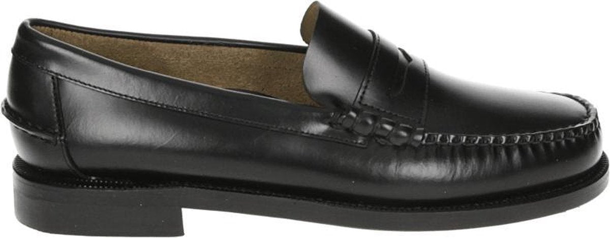 Sebago CLASSIC DAN WAXY 7000310 - Volwassenen Instappers - Kleur: Zwart - Maat: 43