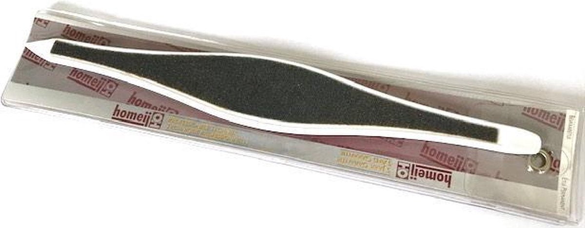 Homeij eeltvijl nagelvijl 20 cm dubbelzijdig in etui - nagelriem verschuiver - nagelreiniger