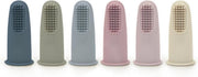 SIIDDS - zachte vingertandenborstel - baby - BPA-vrij - siliconen - tandjes - tanden poetsen - vinger tandenborstel - licht oud roze