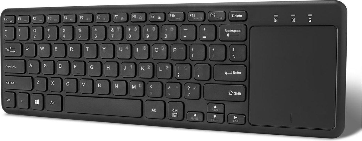 Adesso WKB-4050UB toetsenbord RF Draadloos QWERTY Amerikaans Engels Zwart