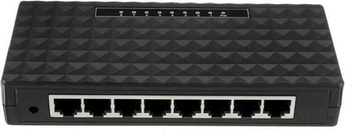 Netwerk Switch 10/100 Mbps 8 ports unmanaged