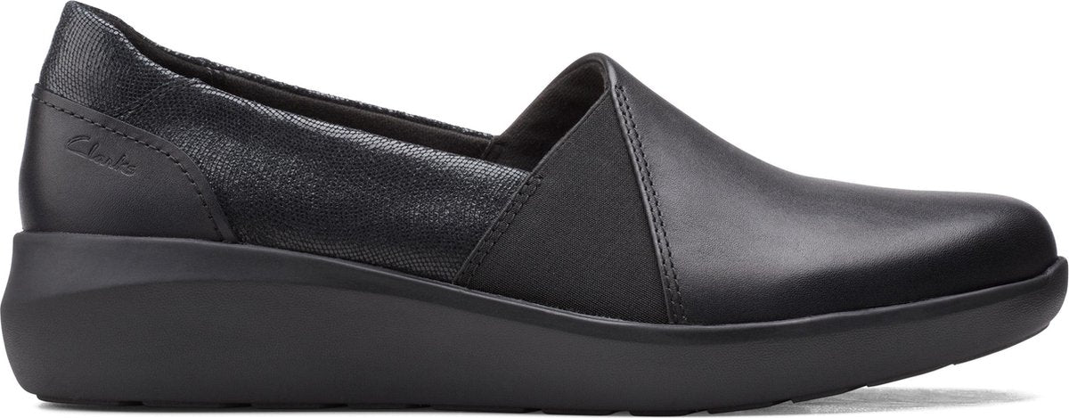 Clarks - Dames schoenen - Kayleigh Step - D - black combi - maat 6