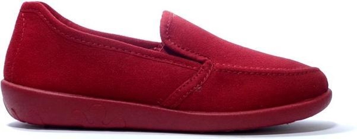 Rohde 2224 Pantoffel Rood Scheerwol Gevoerd