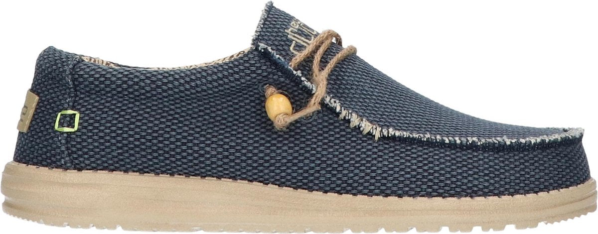 HEYDUDE Wally Braided Heren Instappers Blue Night maat 43