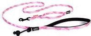 EzyDog Soft Trainer LITE - Hondenriem kleine honden - 180cm x 12mm - Roze Camouflage