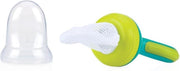 Nuby Sabbelzakje Blauw/groen 6m+