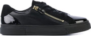 Hassia Vrouwen Leren Lage sneakers / Damesschoenen 301233 led - Zwart - Maat 40.5