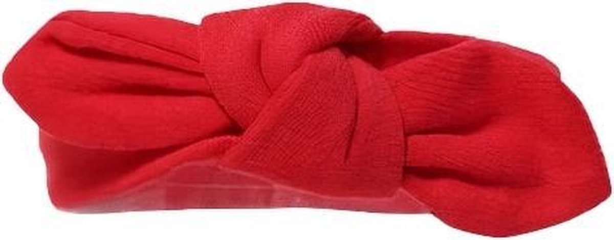 Soft Touch Haarband - Baby meisjes haarband - Katoen - Rood
