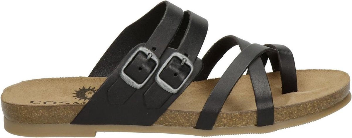Cosmos dames slipper - Zwart - Maat 37