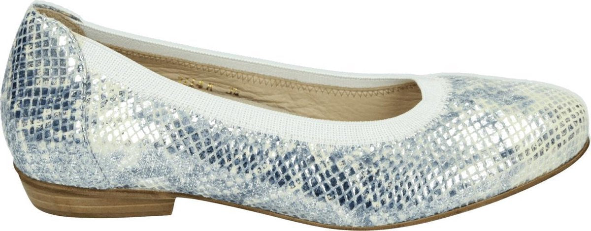 Verhulst 3114A K - Volwassenen Ballerinaschoenen - Kleur: Blauw - Maat: 36