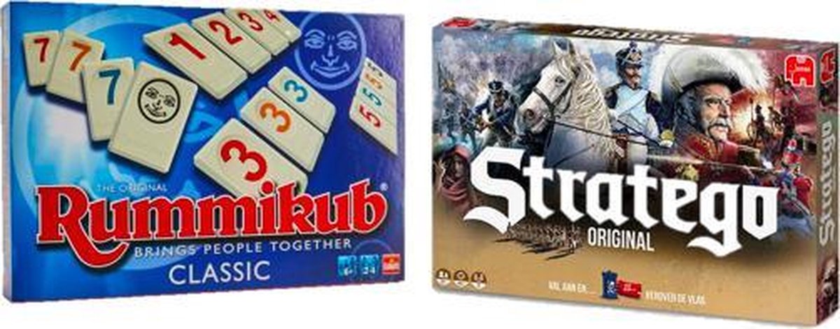 Spelvoordeelset Rummikub & Stratego