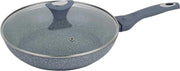 Klausberg 7317 -  koekenpan met deksel - Ø26 cm - Marmer coating - Alle warmtebronnen