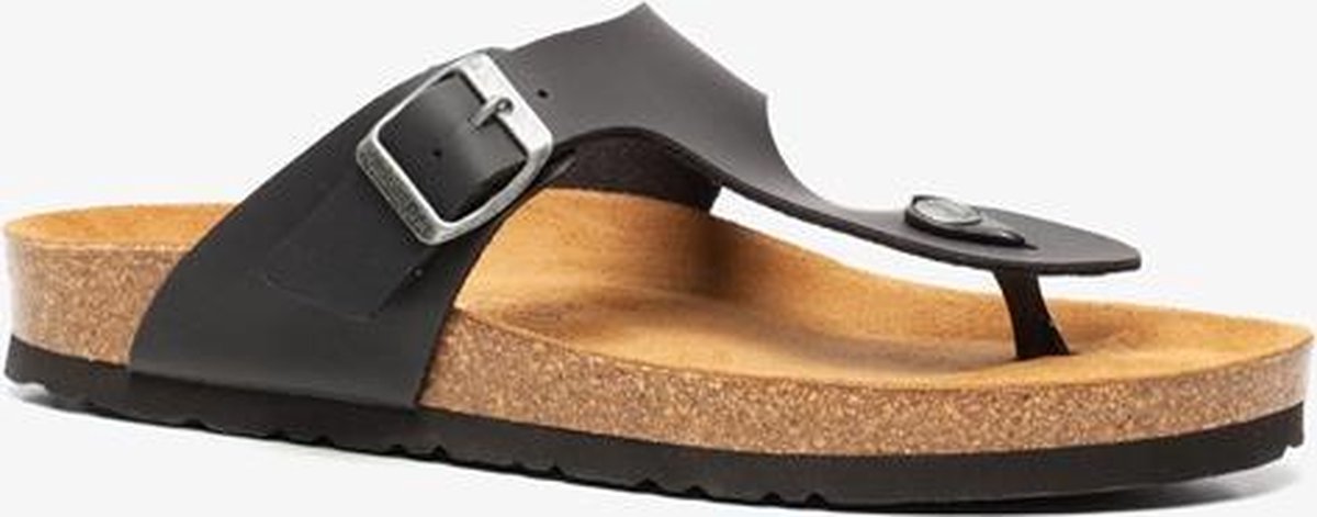 Hush Puppies heren bio teenslippers - Zwart - Maat 48