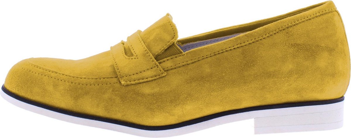 Verhulst Chiara schoen wijdte H 8402B - 13 - 51_3005 Geel suede maat 7½