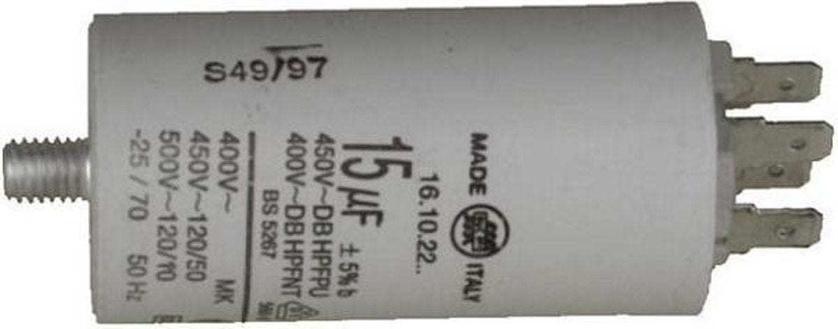 UNIVERSEEL - CONDENSATOR 15 ΜF 450 V -