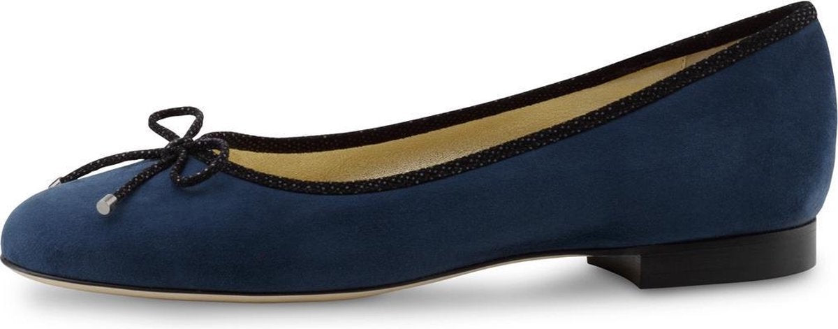 Dames Ballerina's Donkerblauw – Ballerina Schoenen – Instappers – Suède – Werner Kern Dana – Maat 41