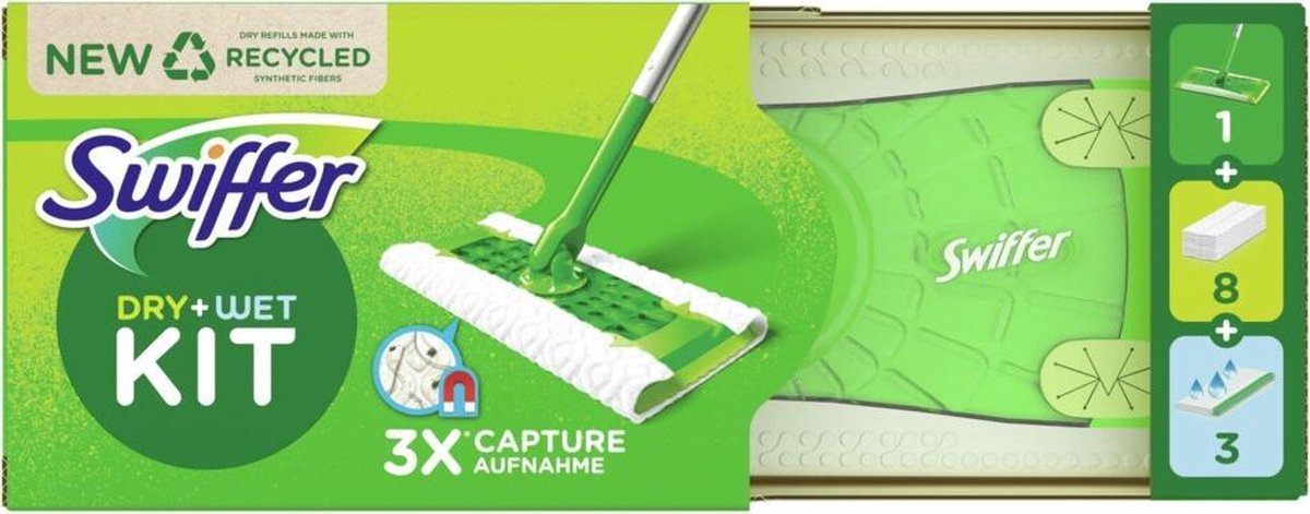 6x Swiffer Vloerreiniger Starterskit