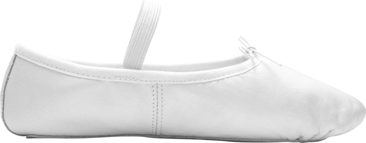 DWS 1003 Balletschoen Ballett Ballerina gymnastiek dans jazz sport training - leer wit - Maat 29