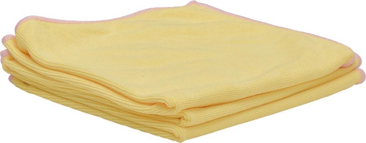 D&L Microvezeldoeken Super - 40 x 40cm - 3 Stuks - Geel