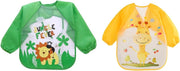 MINIIYOU® Slabber lange mouwen | Knutsel verf short | Giraf - Geel | Waterdicht - Waterproof | Baby en Peuter | Slabbetje