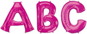 Fuchsia aluminium letter ballon - Feestdecoratievoorwerp