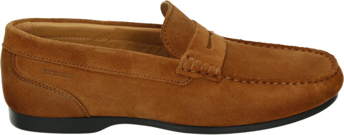 Sebago BYRON SUEDE - Volwassenen Instappers - Kleur: Cognac - Maat: 43