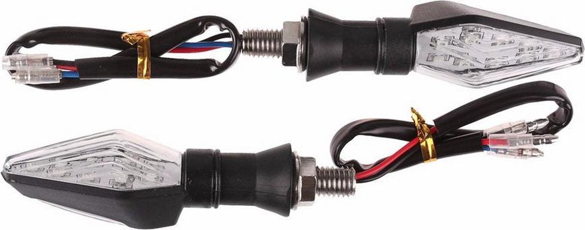 Motorfiets knipperlichten set LED / Set van 2 stuks / Oranje verlichting 12V