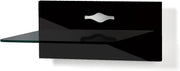 Audio HIFI wandmeubel Xeno 1 (zwart/zwartglas)