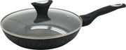 Klausberg 7037 -  koekenpan met deksel - Ø20 cm - Marmer coating - Alle warmtebronnen