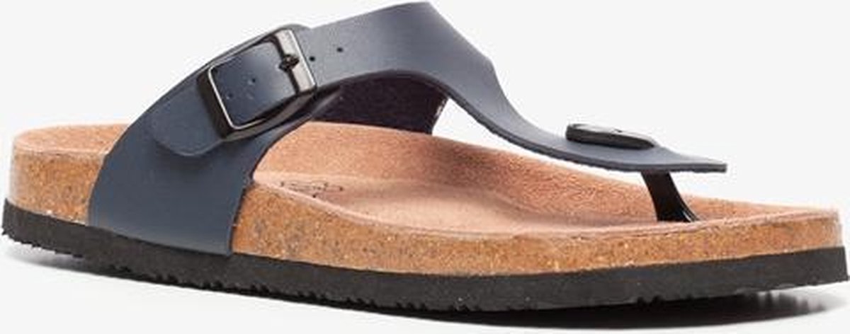 Bio kinder teenslippers - Blauw - Maat 32