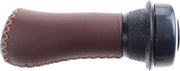 Handvat Gazelle links 100 mm met draaibel - bruin Aero leder