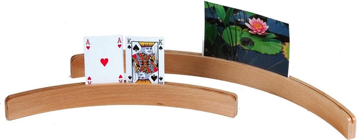 Houten Kaartenhouder / Fotohouder / Fotostandaard - 50 cm - Voor Kinderen - Cardholder Kaarten Houder Standaard