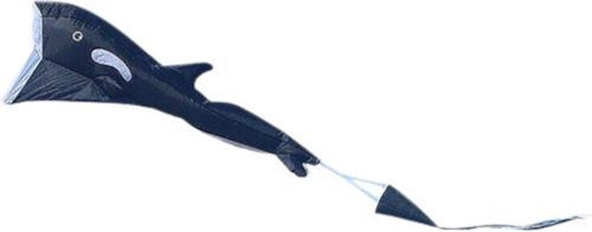 Wolkenstürmer Matrasvlieger Delta Orka 210 X 140 Cm Nylon Zwart